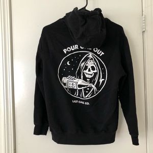 “Pour one out” Last Call co. Hoodie